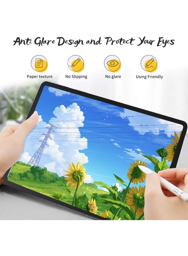 حماية شاشة من الورق 2 عبوات لجهاز Surface Pro 11/10/9/8/X - 13 بوصة (2019-2024)، ارسم واكتب كما على الورق، فلتر ضوء أزرق مضاد للتوهج، فيلم حساس، درع غير لامع، قلم ستايلس وصديق للحافظة. - Image 4